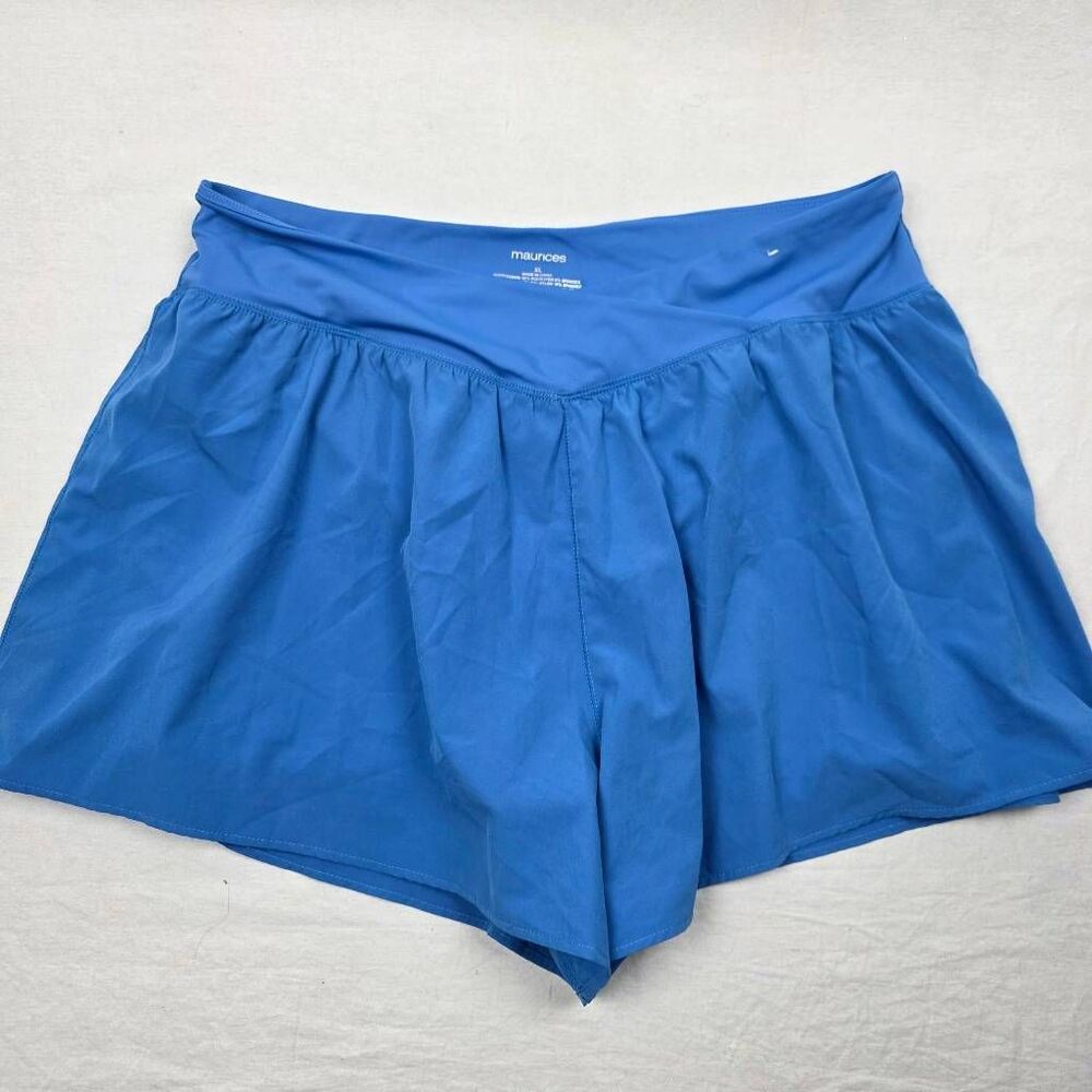 Maurices Women XL Blue Athletic Shorts Flowy